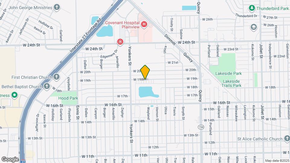 2401 W 19th Map and Location Details