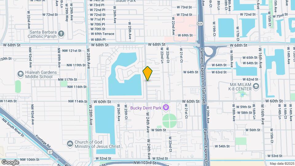 6283 W 24th Ave Map and Location Details