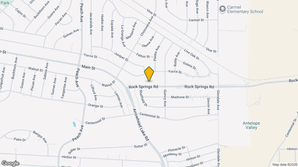 18856 Rock Springs Rd Map and Location Details