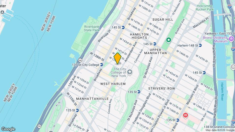 507 W 138th St Map and Location Details