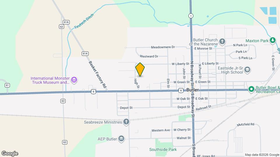 233 High St Map and Location Details