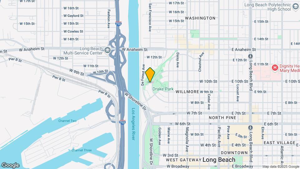 968 N Loma Vista Dr Map and Location Details