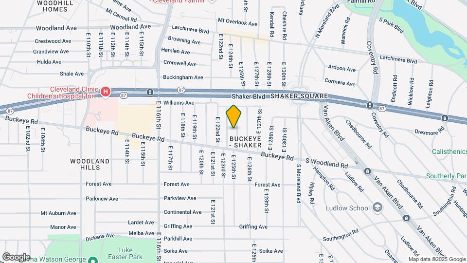 2816 E 125th St-Unit -1 Map and Location Details