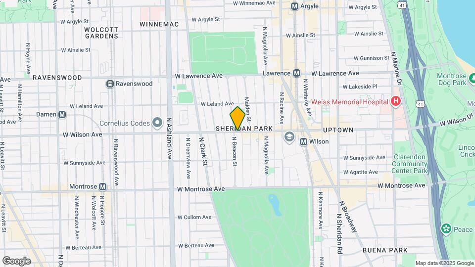 1325 W Wilson Map and Location Details