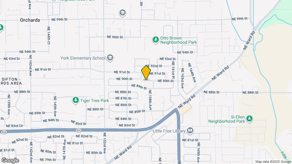 9000 NE 158th Ave Map and Location Details