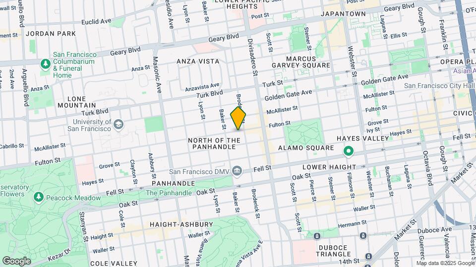 1435 Fulton St Map and Location Details
