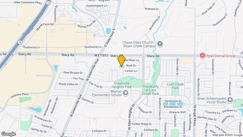 1717 Shawnee Trail Map and Location Details