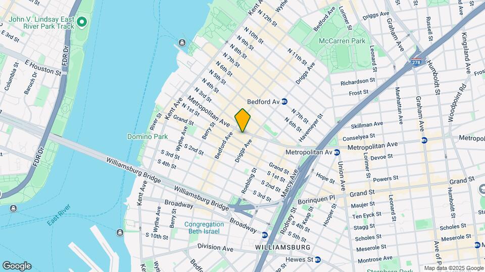 228 Metropolitan Ave Map and Location Details