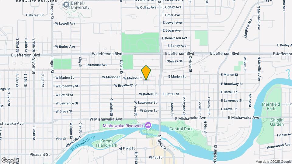 144 W Broadway St Map and Location Details