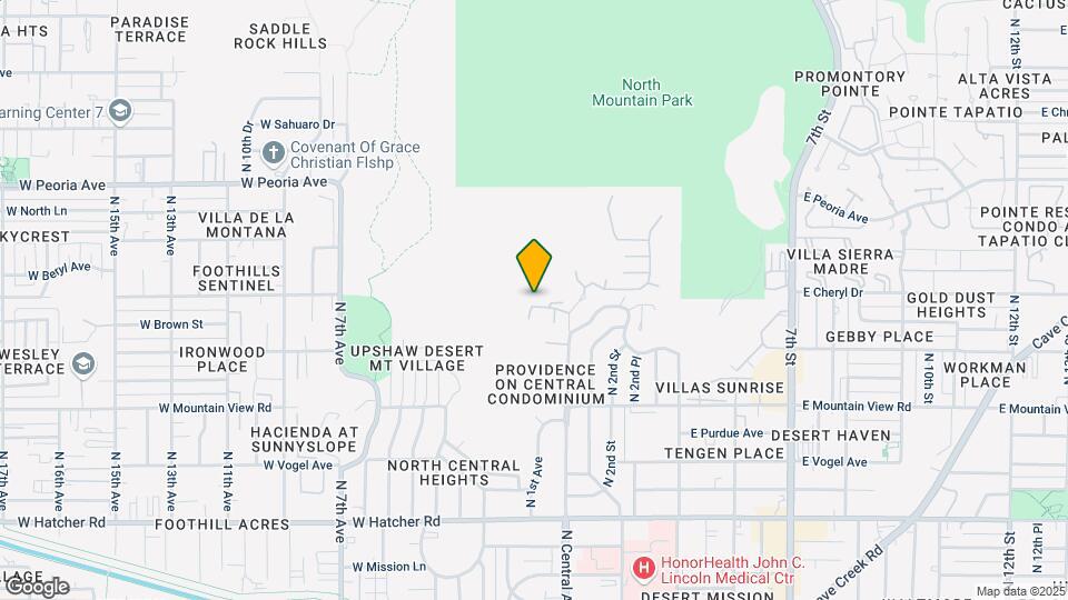 44 W Foothill Dr Map and Location Details