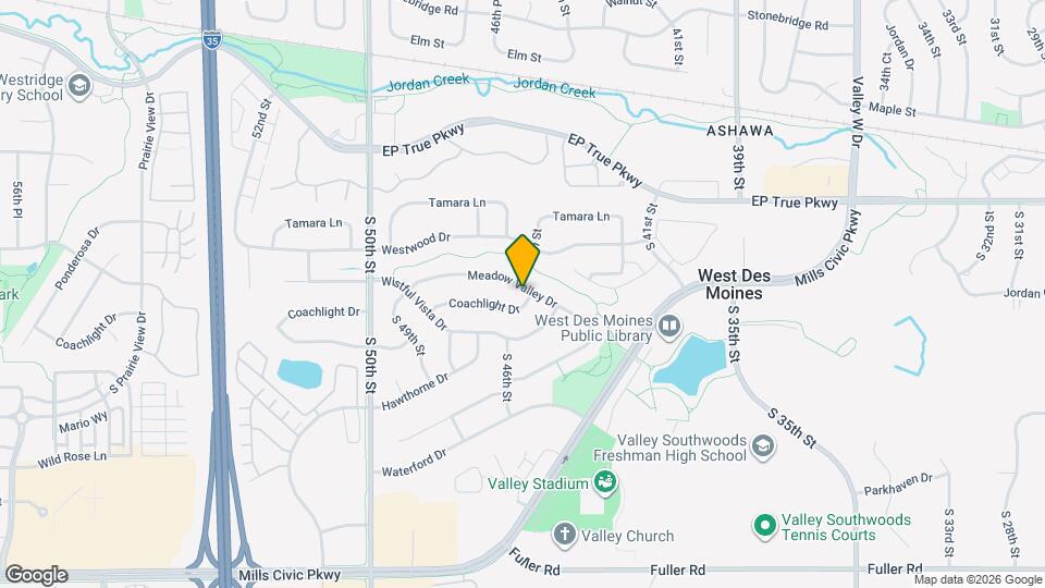 4542 Meadow Valley Dr Map and Location Details