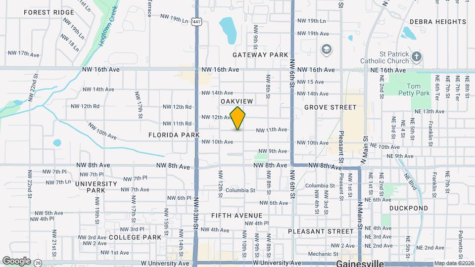 1009 NW 11th Ave Map and Location Details