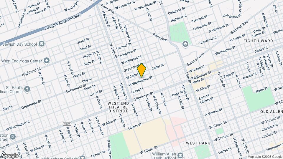 801-807 N 18th St Mapa y Detalles de la Ubicación