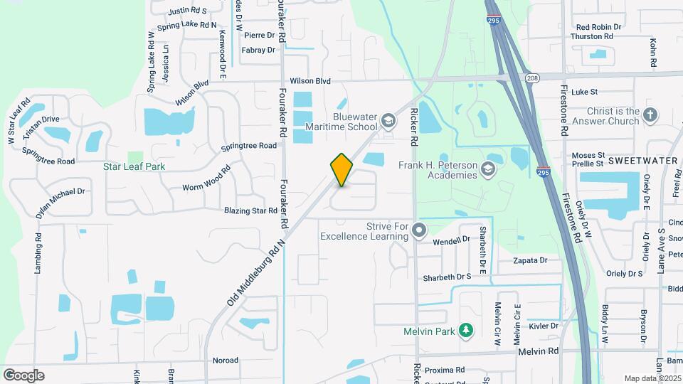 3939 Hunters Lake Cir W Map and Location Details