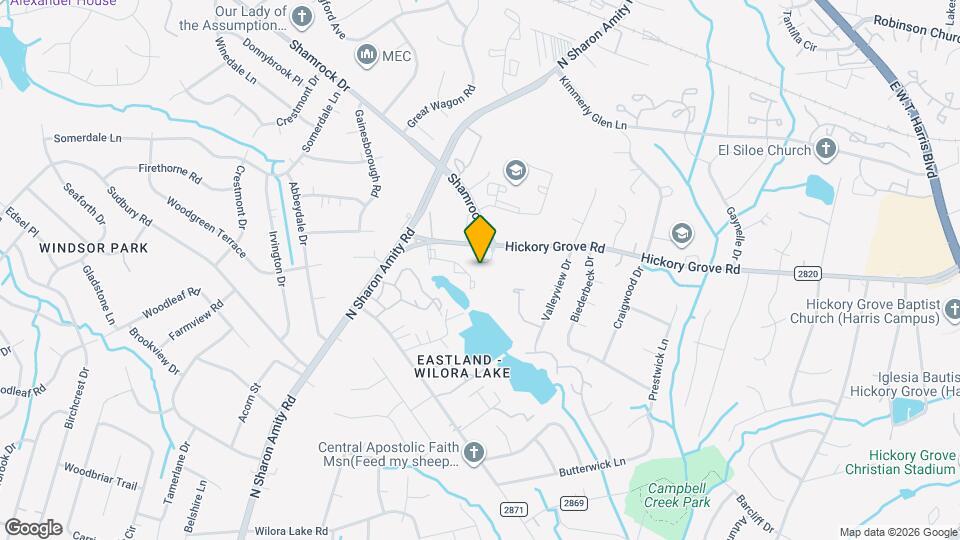 2554 Carya Pond Ln Map and Location Details