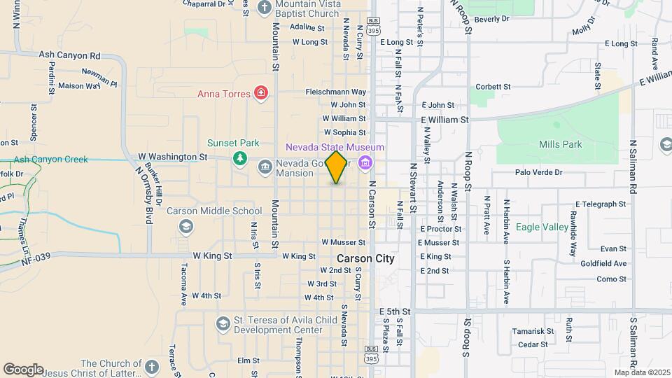 311 W Robinson St Map and Location Details