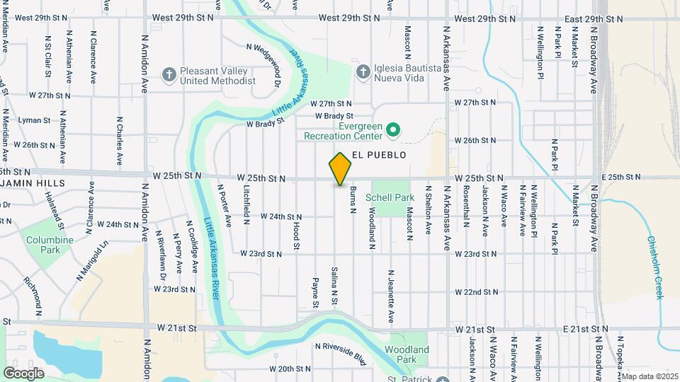 2546 N Salina Ave Map and Location Details