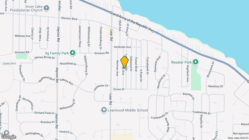 174 Lakewood Dr Mapa y Detalles de la Ubicación