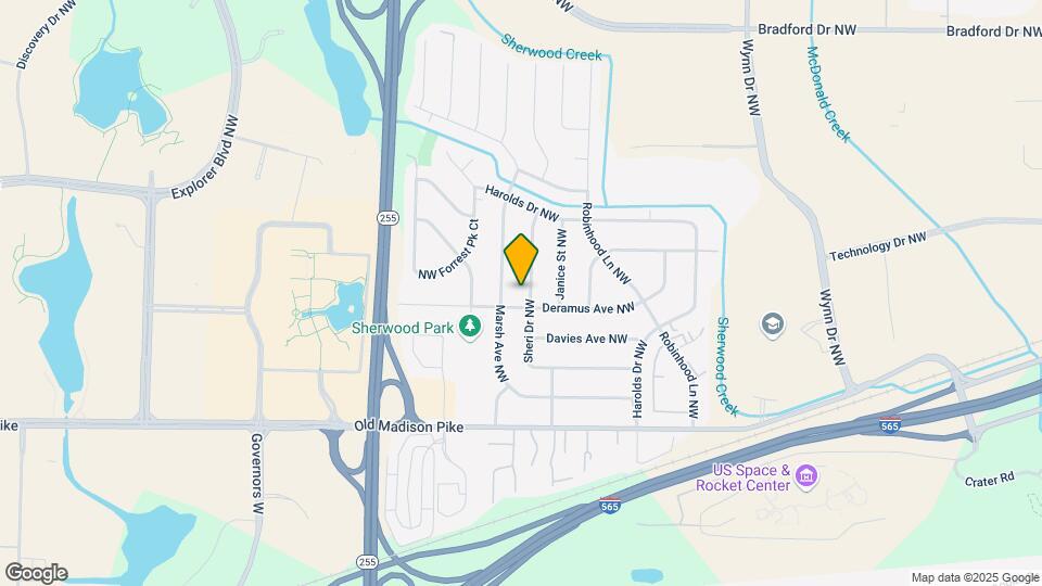 6503 Sheri Dr NW Map and Location Details