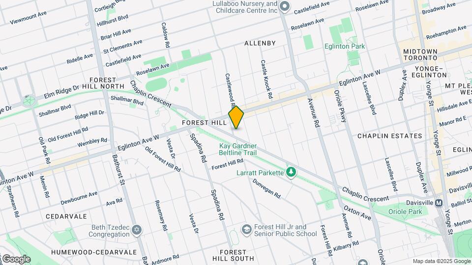 525 Russell Hill Rd Map and Location Details