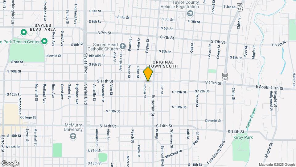 1329 S 11th St, Unit B Mapa y Detalles de la Ubicación