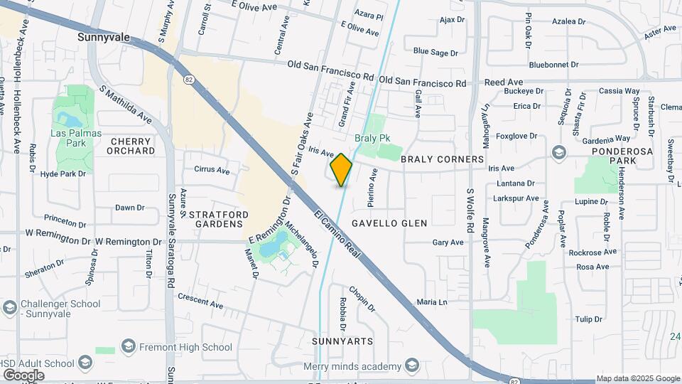 744 Golden Oak Dr Map and Location Details