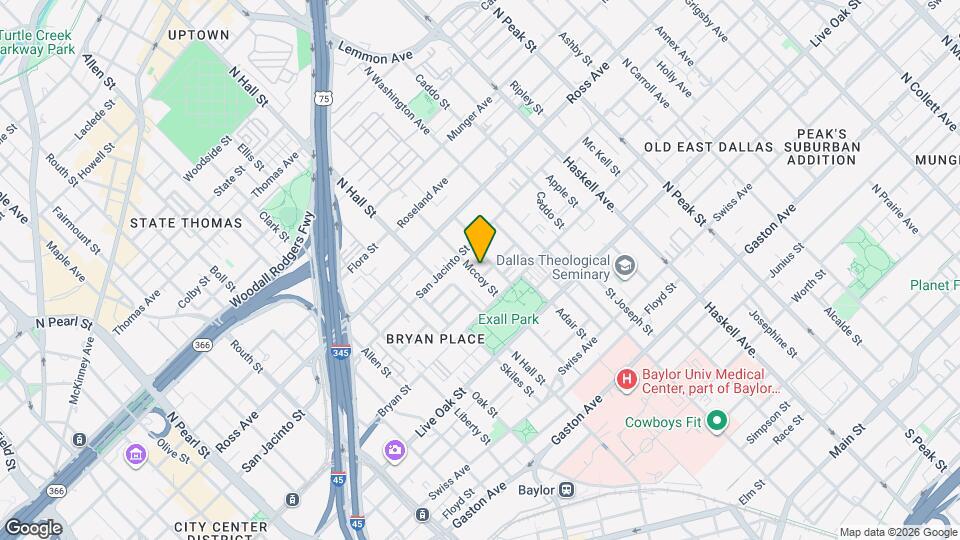 1508 Mccoy St Map and Location Details