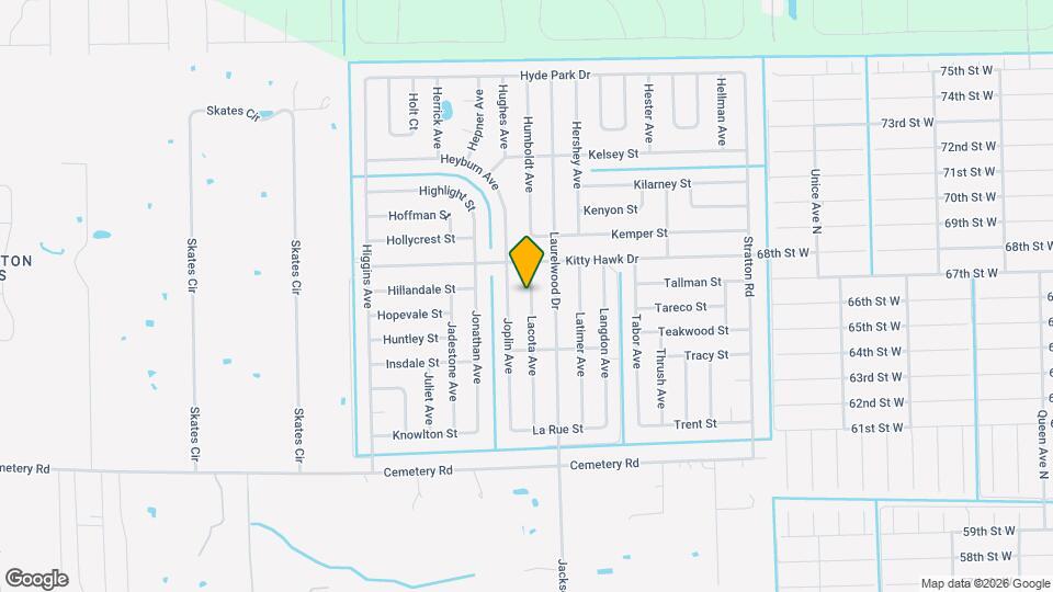 6069 Lacota Ave Map and Location Details