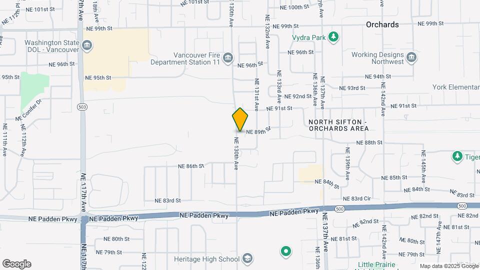 13001 NE 89th St Map and Location Details