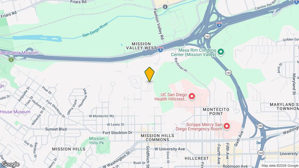 4341 Goldfinch St Map and Location Details