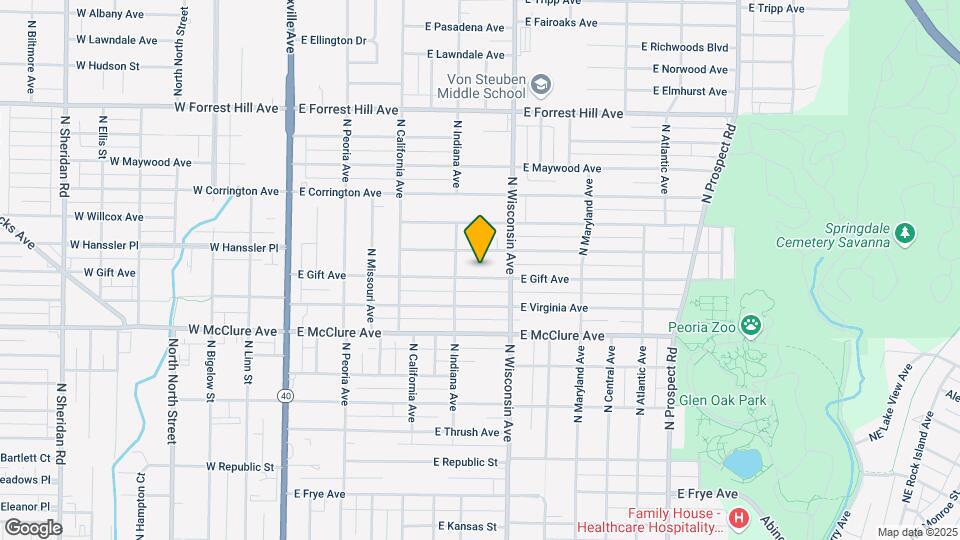 717 E Gift Ave Map and Location Details