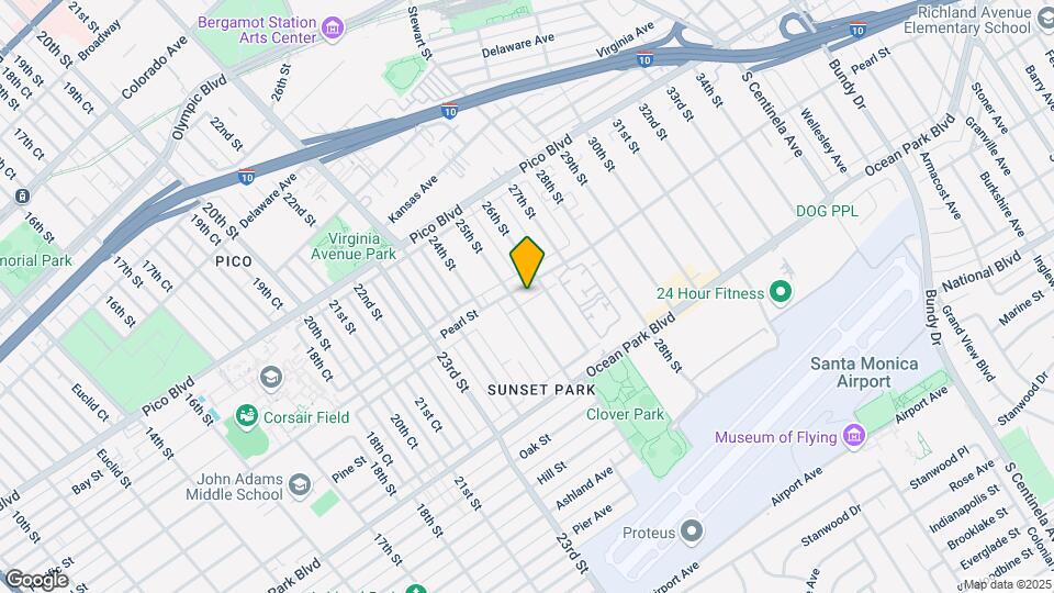 2514 Pearl St Map and Location Details