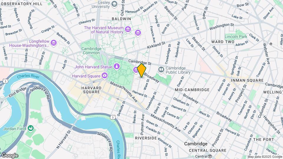 Harvard University Housing Map and Location Details