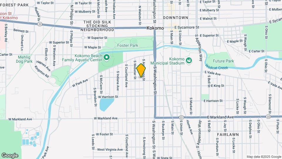 619 S Armstrong St, Unit A Map and Location Details