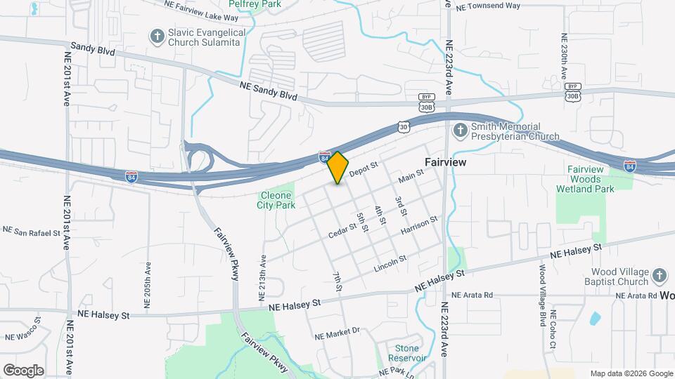 520 Depot St Map and Location Details