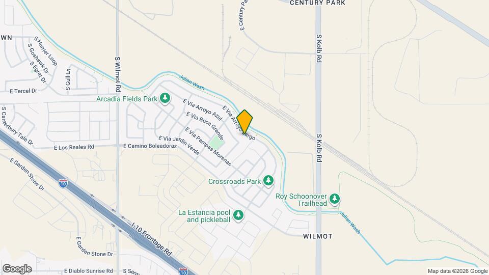 6804 E Via Arroyo Largo Map and Location Details