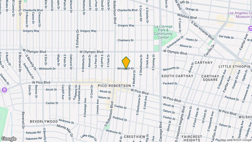 1109 S Shenandoah St Mapa y Detalles de la Ubicación