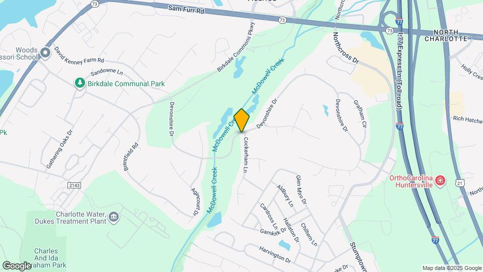9602 Cockerham Ln Mapa y Detalles de la Ubicación