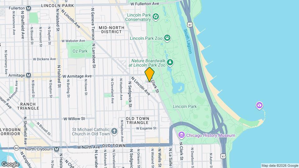 1936 N Clark St, Unit 1002 Map and Location Details