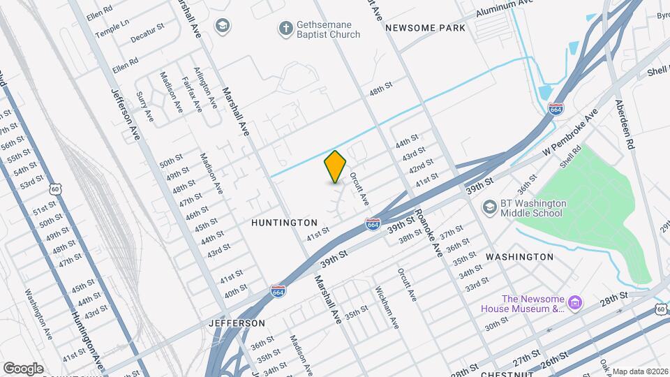 4261 Newsome Dr Map and Location Details