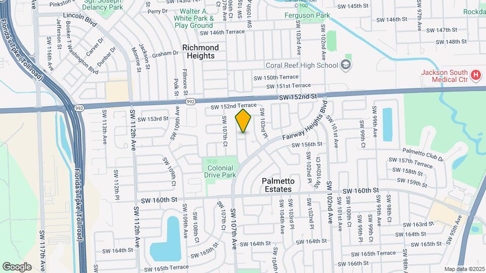 15432 SW 105th Ave Map and Location Details