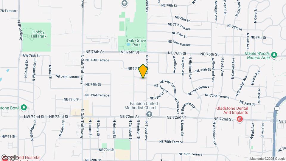 1015 NE 74th St Map and Location Details
