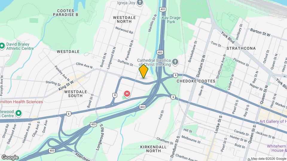 746 King St W Map and Location Details