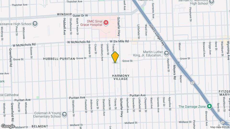 16624 Tracey St Mapa y Detalles de la Ubicación