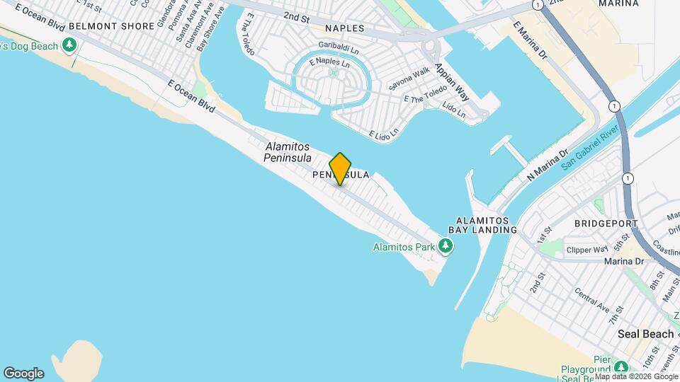 6100 E Ocean Blvd Map and Location Details