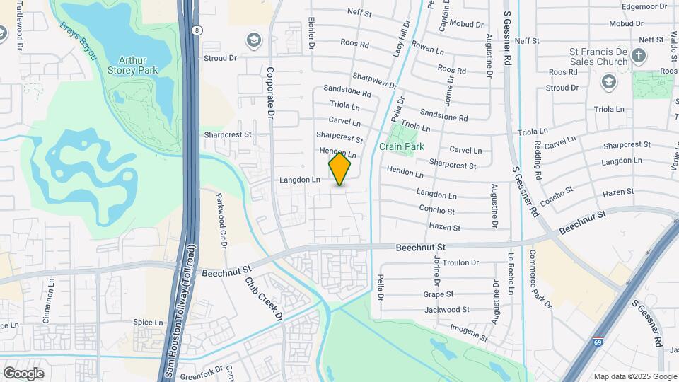 9204 Westwood Village Dr Map and Location Details