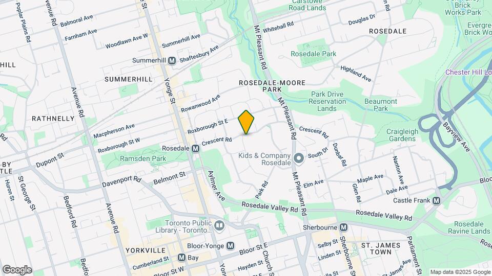 75 Crescent Road Map and Location Details