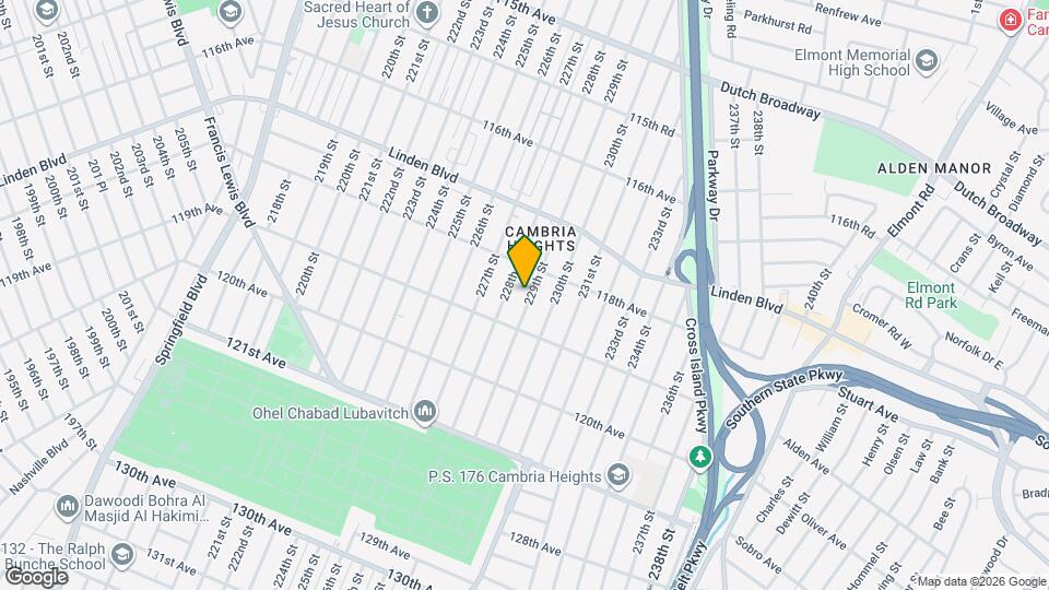 118-26 229th St Map and Location Details