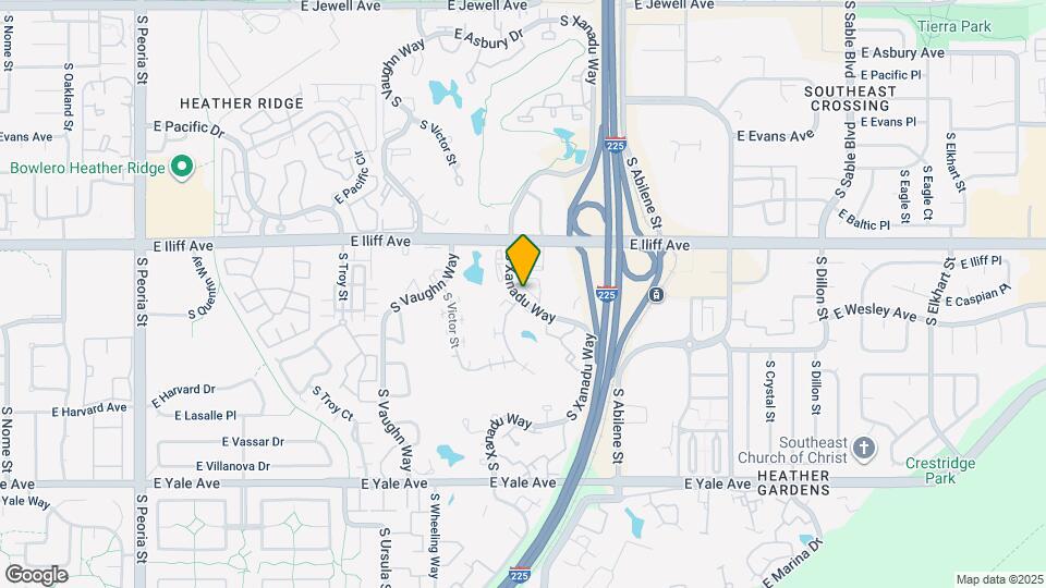 2384 S Xanadu Way Map and Location Details