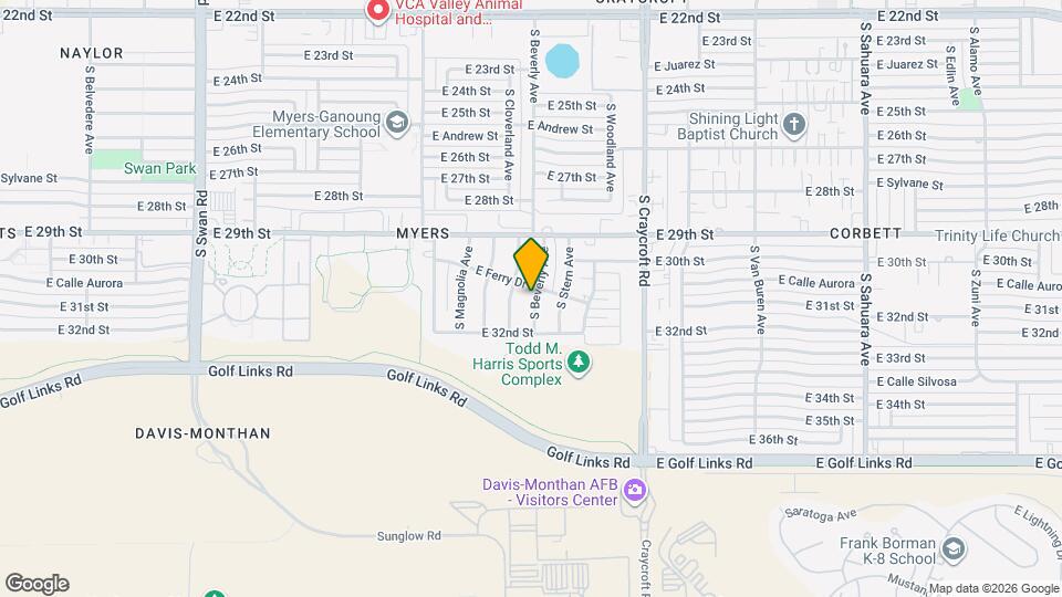 2012 S Beverly Ave Map and Location Details